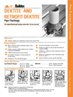 dektite pipe boots cover