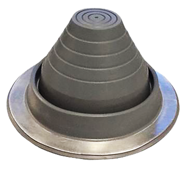 1/4" to 19" Pipes Color Gray Metal Roofing Pipe Boot Flashing 