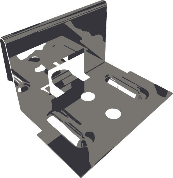 S-Clip Panel 0.05-0.07 / 0.05-0.07 Phosphate + Oil