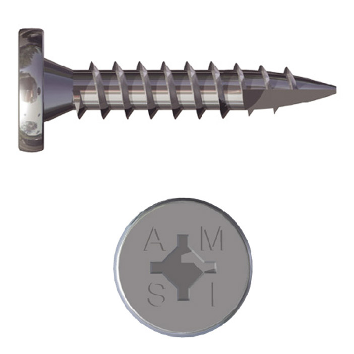 Panhead Wood Screw ASO 1 AMSI Supply