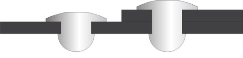 #44 Stainless Steel Rivets - Unpainted | AMSI Supply